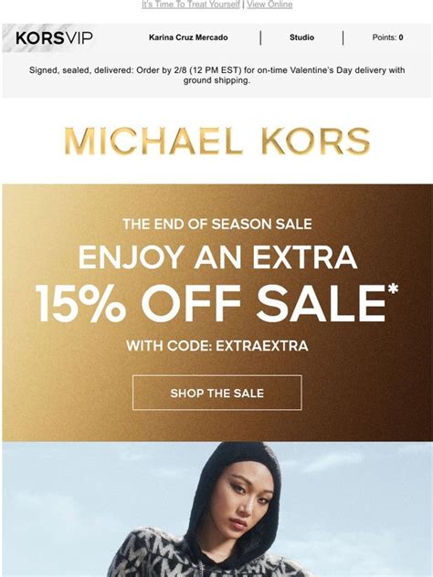 michael kors membership|how to use korsvip points.